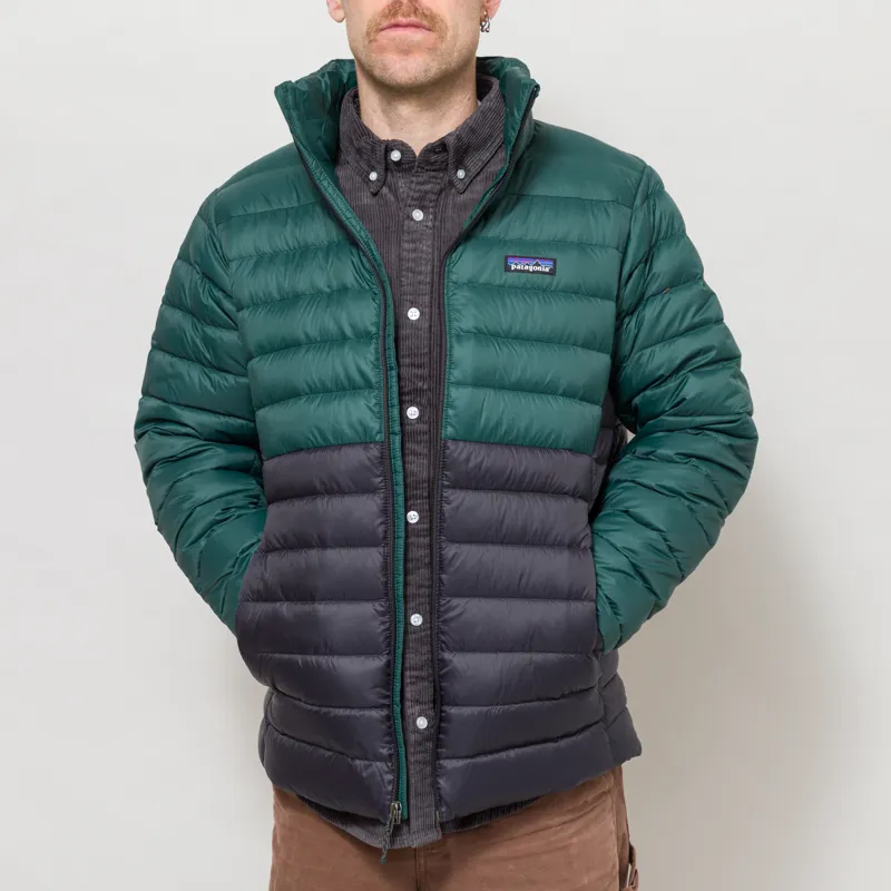 Patagonia Down Sweater Cascade Green Black