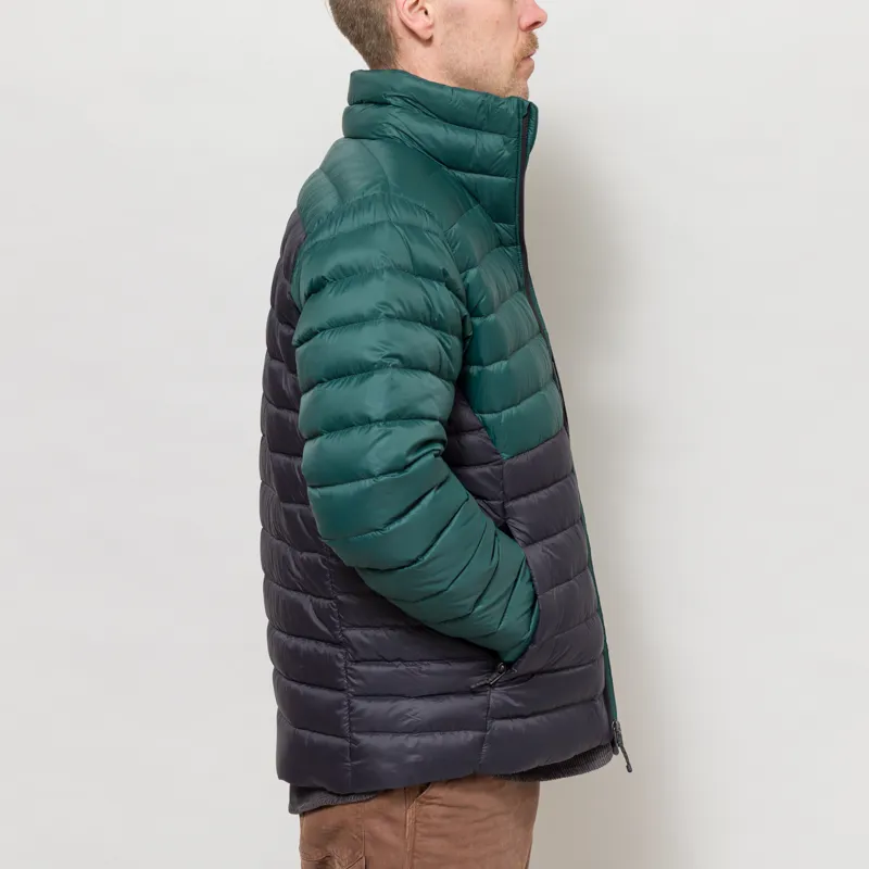 Patagonia Down Sweater Cascade Green Black-4