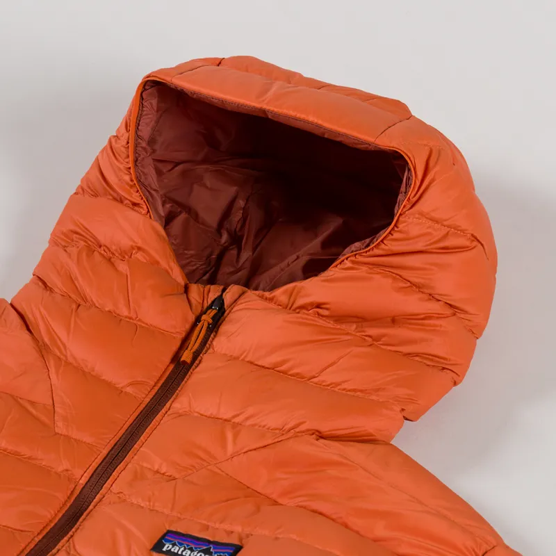 Patagonia Down Sweater Hoody Redtail Rust-6