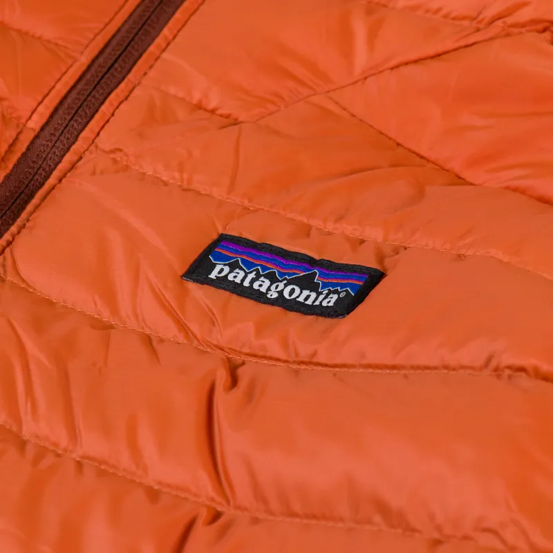 Patagonia Down Sweater Hoody Redtail Rust-7