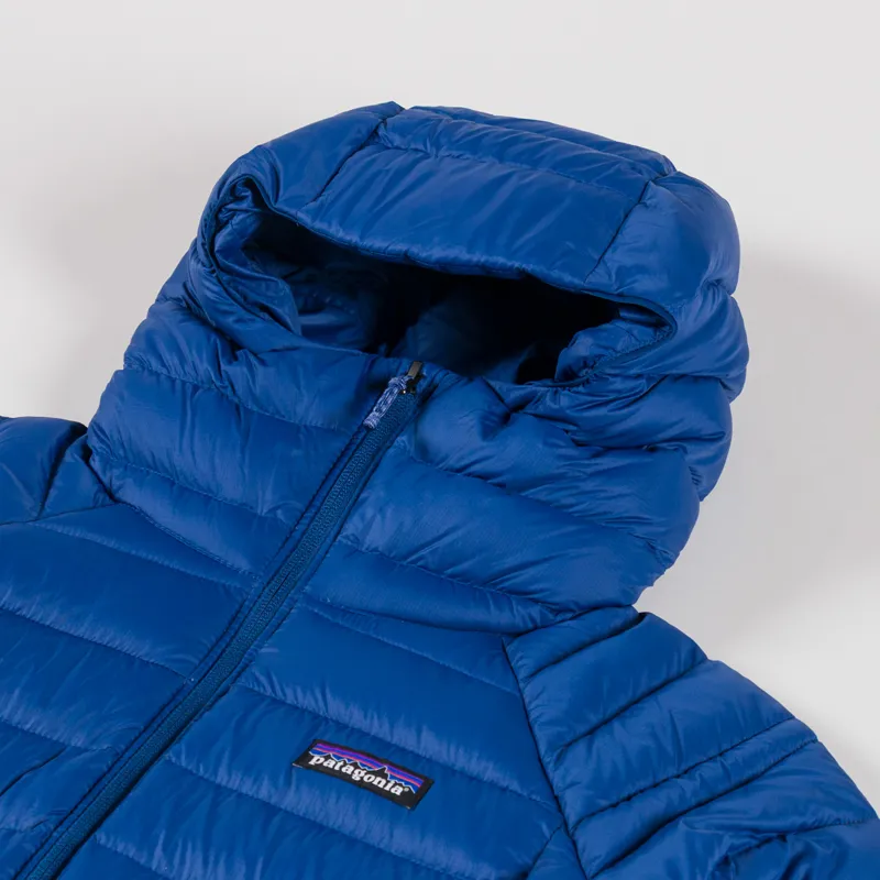 Patagonia Womens Down Sweater Hoody Clement Blue-6