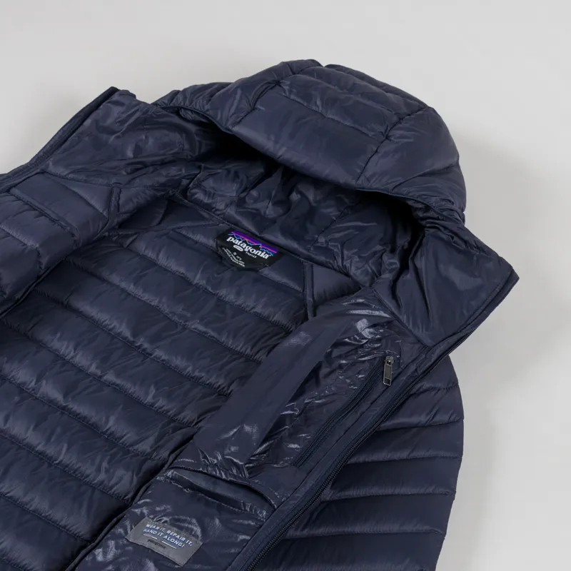 Patagonia Womens Down Sweater Hoody Smolder Blue-4