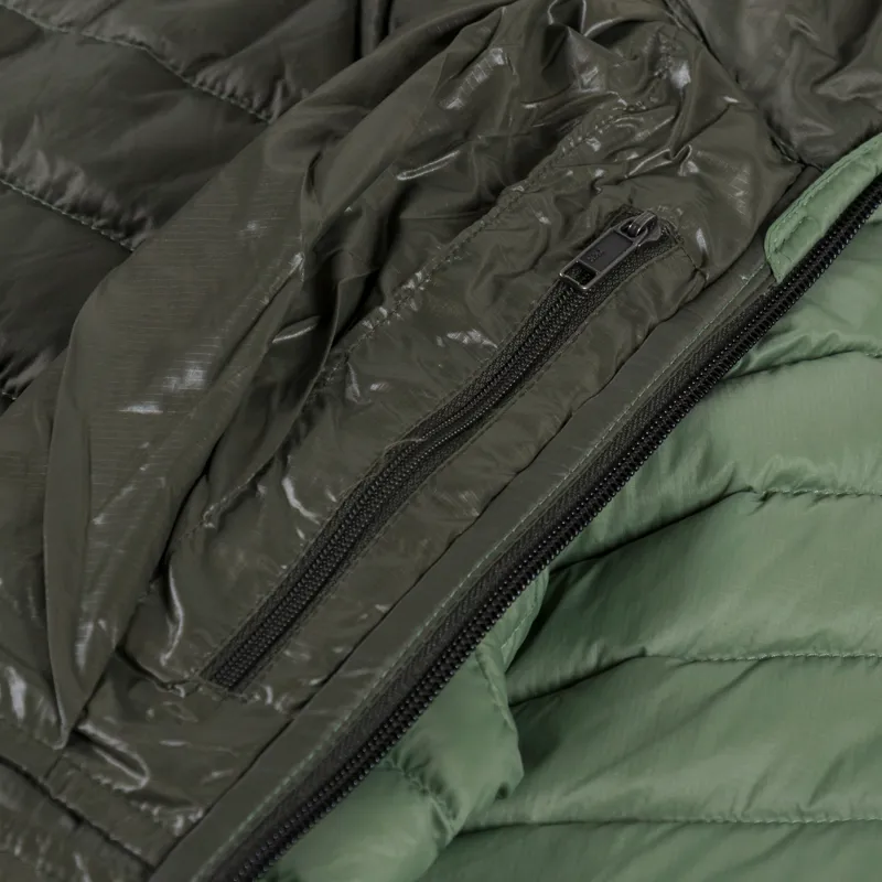 Patagonia Womens Down Sweater Hoody Terrain Green-9