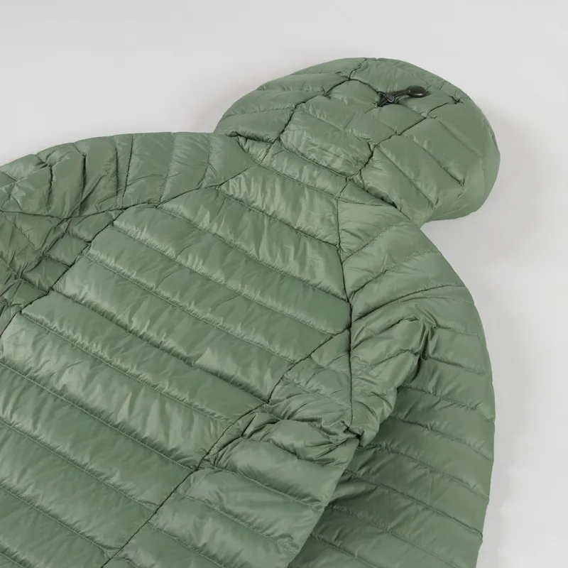 Patagonia Womens Down Sweater Hoody Terrain Green-5