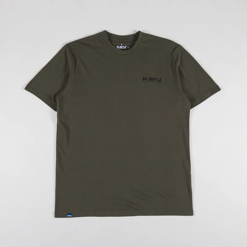 Kavu Klear Above Etch Art T Shirt Leaf-1