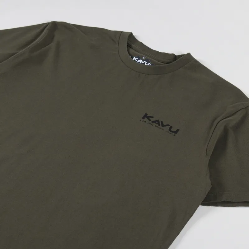 Kavu Klear Above Etch Art T Shirt Leaf-3