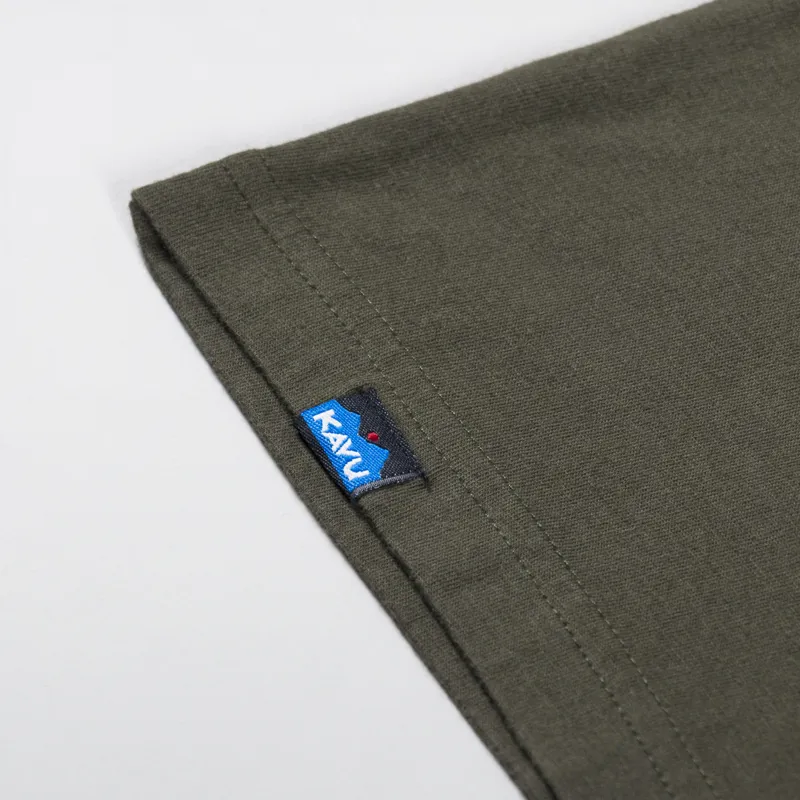 Kavu Klear Above Etch Art T Shirt Leaf-6