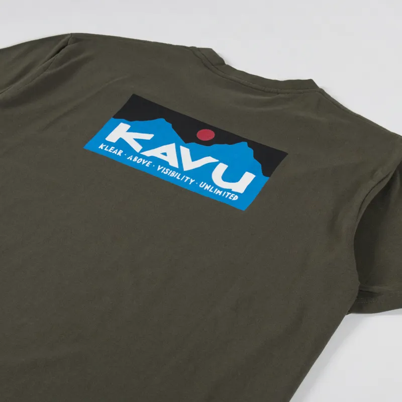 Kavu Klear Above Etch Art T Shirt Leaf-2