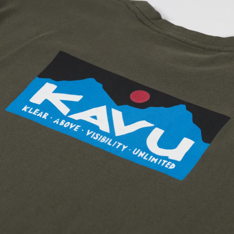 Kavu Klear Above Etch Art T Shirt Leaf-4