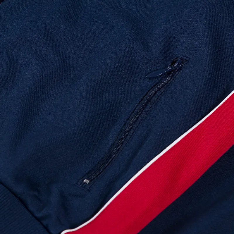 Patta Tricot Track Jacket Black Iris-5