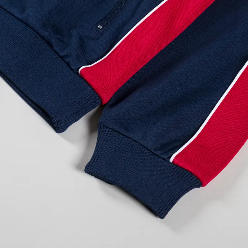 Patta Tricot Track Jacket Black Iris-7