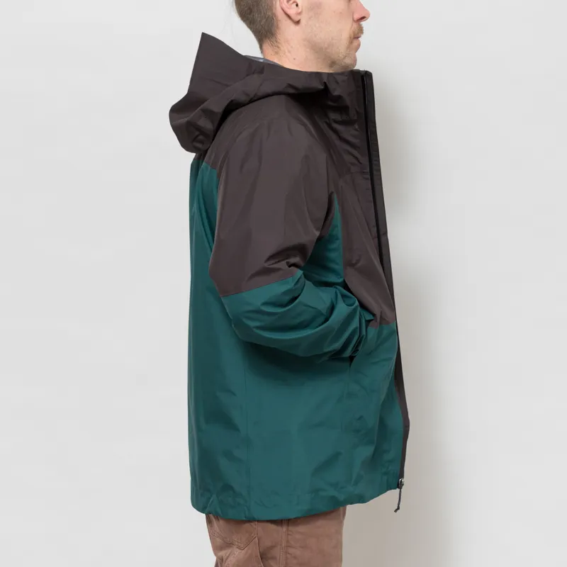 Patagonia Boulder Fork Rain Jacket Cascade Green-4