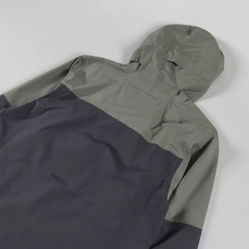 Patagonia Boulder Fork Rain Jacket Forge Grey River Rock Green-5