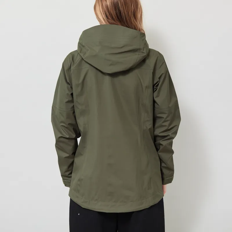 Patagonia Womens Boulder Fork Rain Jacket Basin Green-2