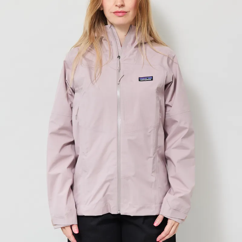 Patagonia Womens Boulder Fork Rain Jacket Stingray Mauve