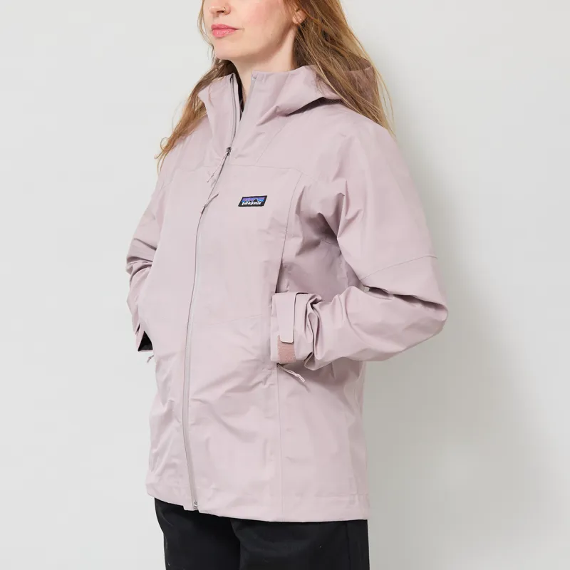 Patagonia Womens Boulder Fork Rain Jacket Stingray Mauve-1
