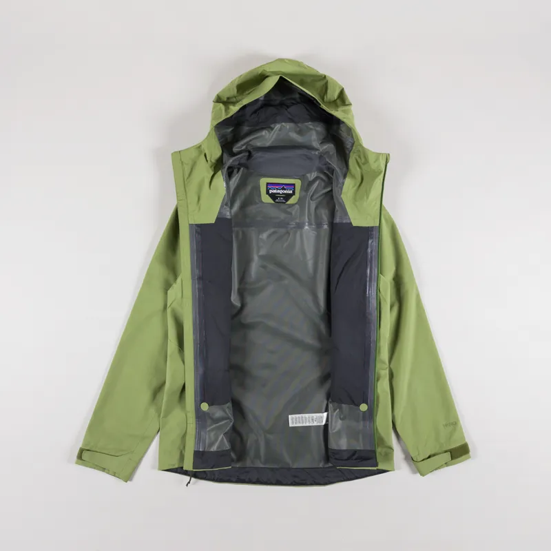 Patagonia Womens Boulder Fork Rain Jacket Buckhorn Green-5
