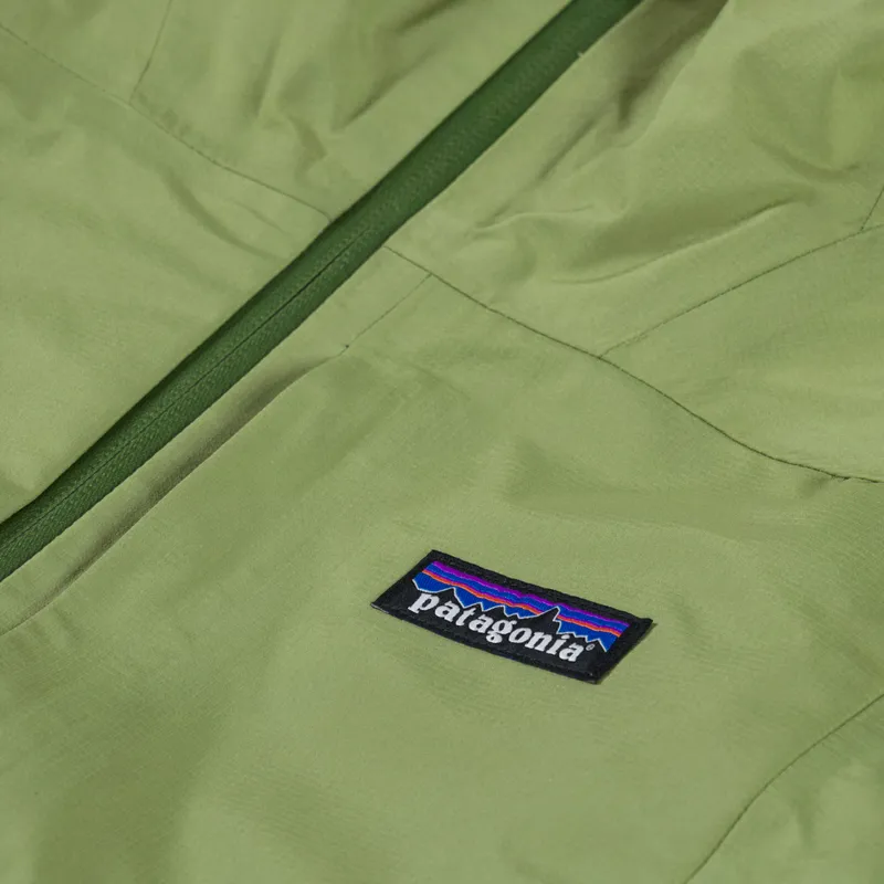 Patagonia Womens Boulder Fork Rain Jacket Buckhorn Green-11