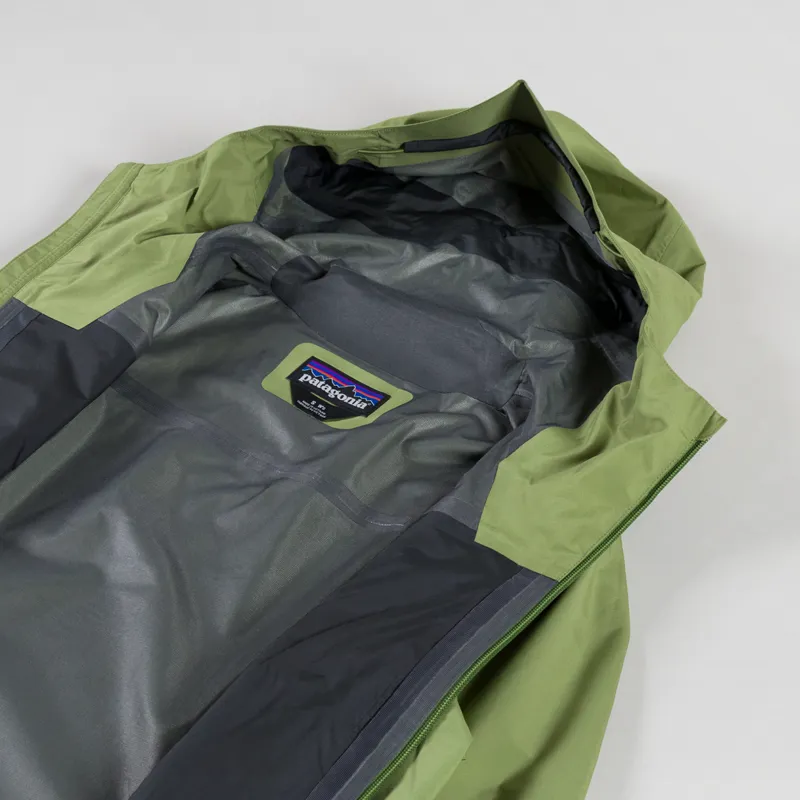Patagonia Womens Boulder Fork Rain Jacket Buckhorn Green-8