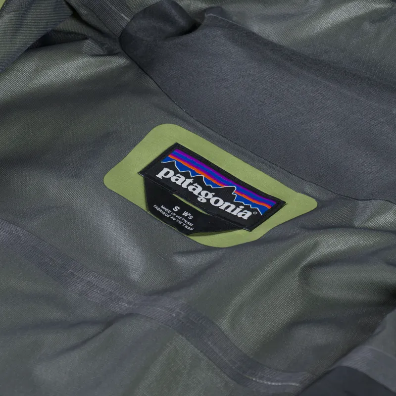 Patagonia Womens Boulder Fork Rain Jacket Buckhorn Green-12