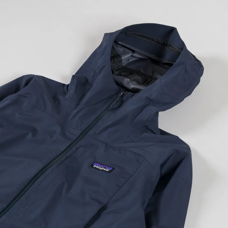 Patagonia Womens Boulder Fork Waterproof Rain Jacket Smolder