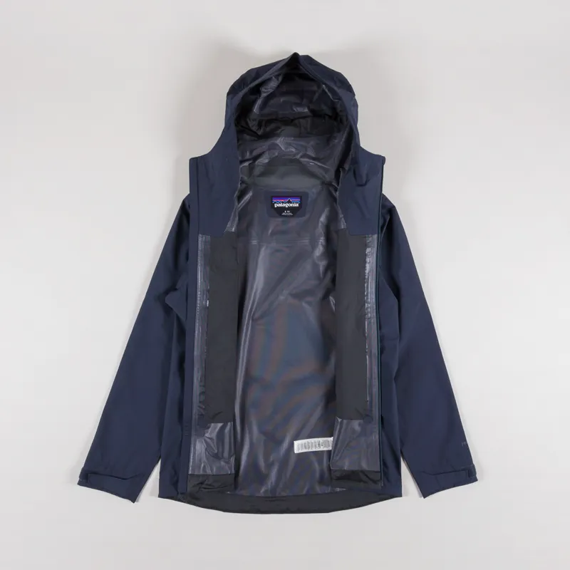 Patagonia Womens Boulder Fork Waterproof Rain Jacket Smolder