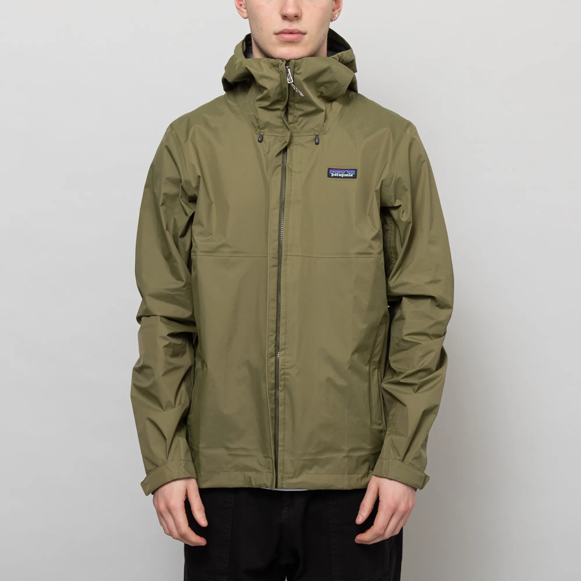 Patagonia Mens Torrentshell 3L Waterproof Jacket Tent Green