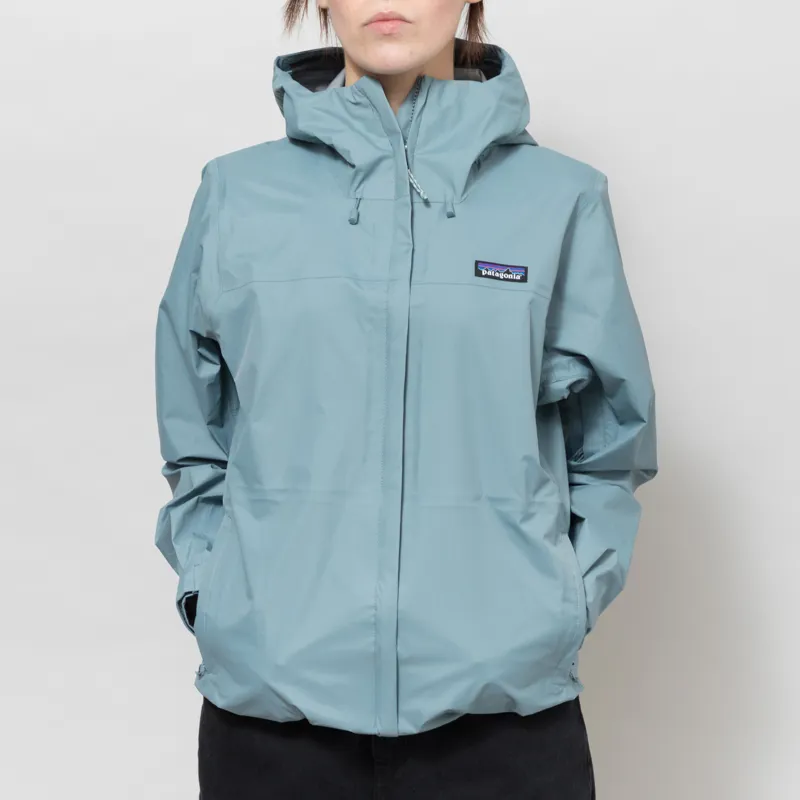 Patagonia Womens Torrentshell 3L Jacket Blue Sage-1