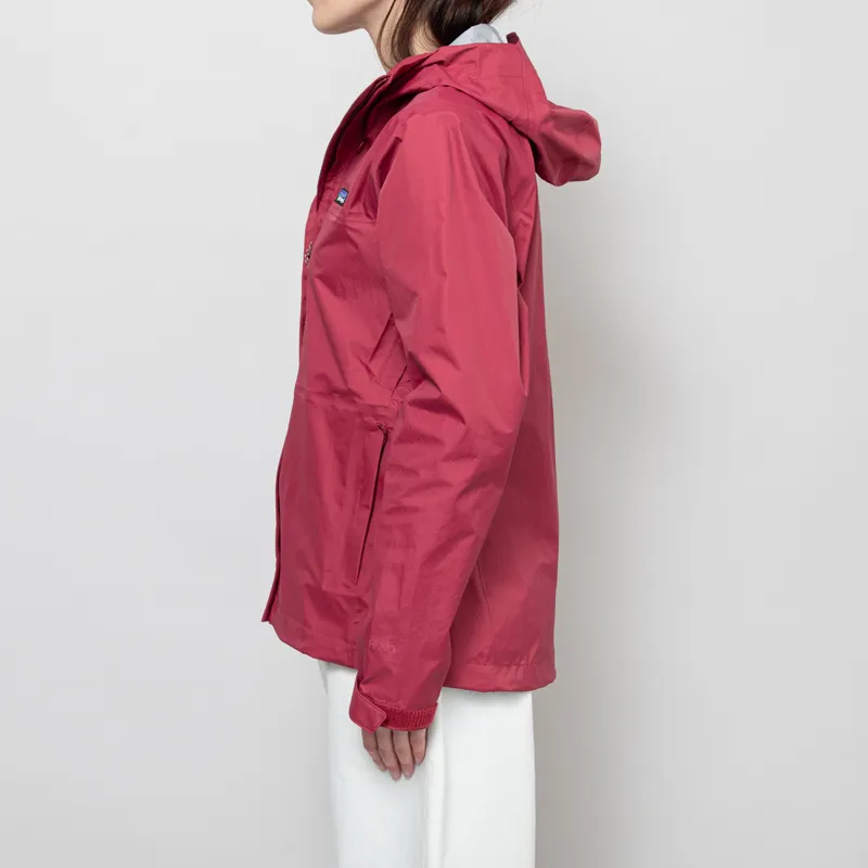 Patagonia Womens Torrentshell 3L Jacket Marion Red-2