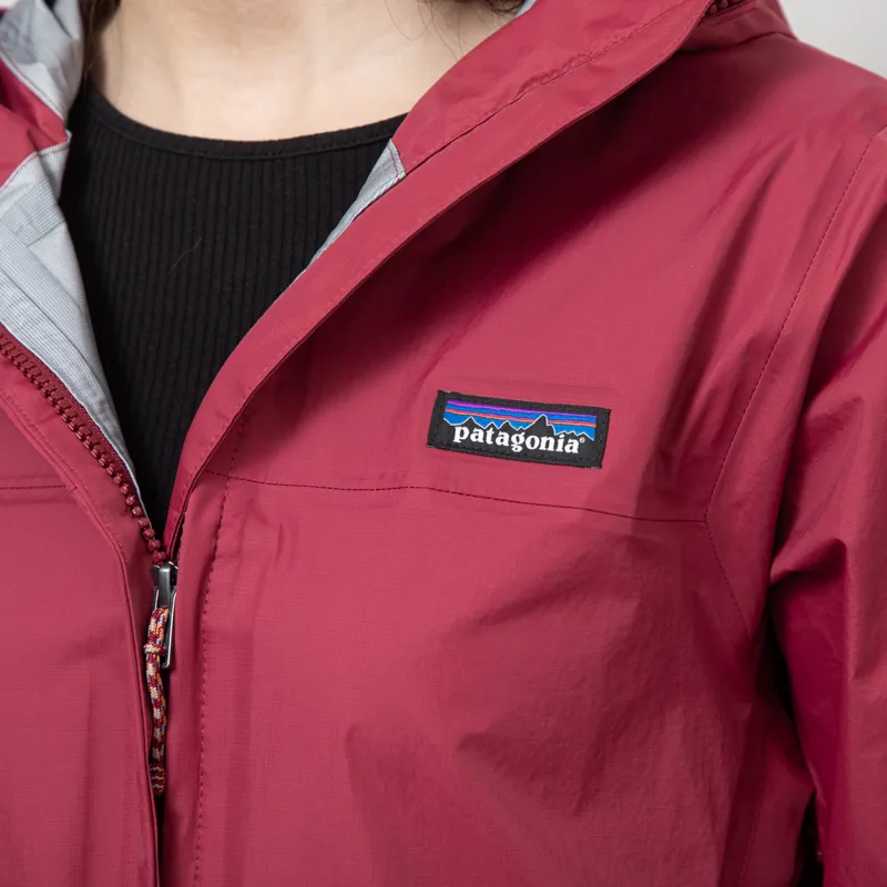 Patagonia Womens Torrentshell 3L Jacket Marion Red-5