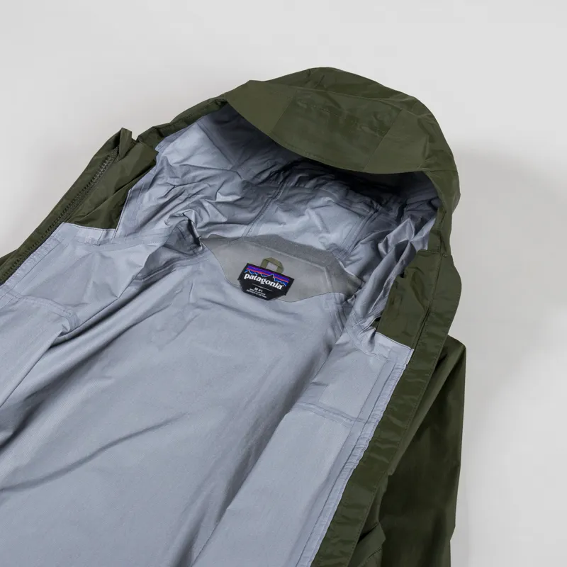 Patagonia Womens Torrentshell 3L Jacket Pine Needle Green-7