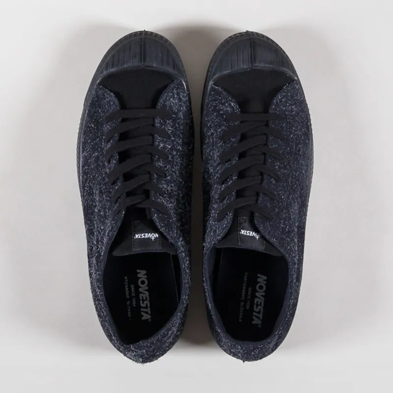 Novesta Star Master Suede Hairy Shoes Black-6
