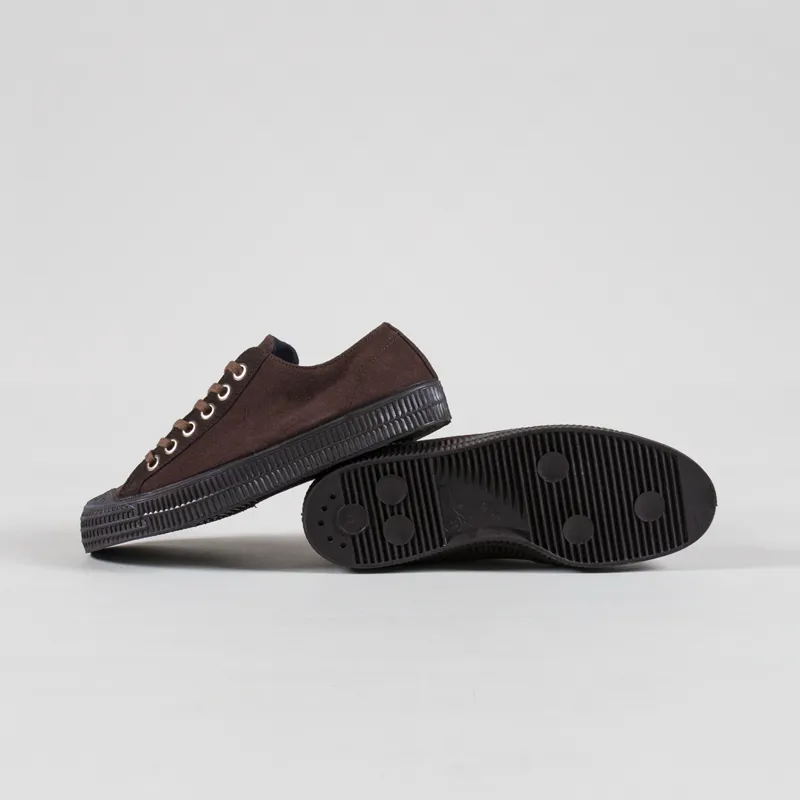 Novesta Star Master Suede Shoes Double Brown-3