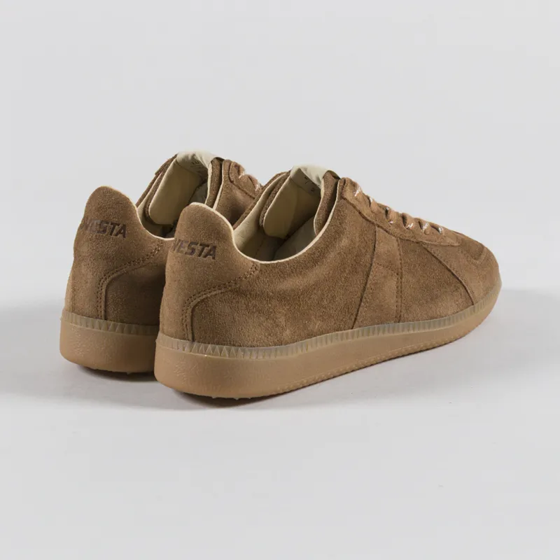 Novesta German Army Trainer All Suede Caramel-1