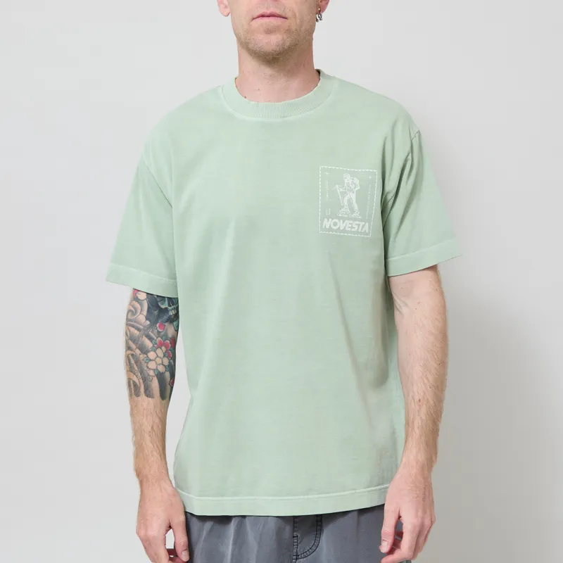Novesta Hiker T Shirt Green Stone-2