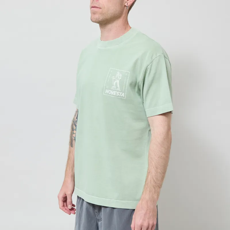 Novesta Hiker T Shirt Green Stone-1