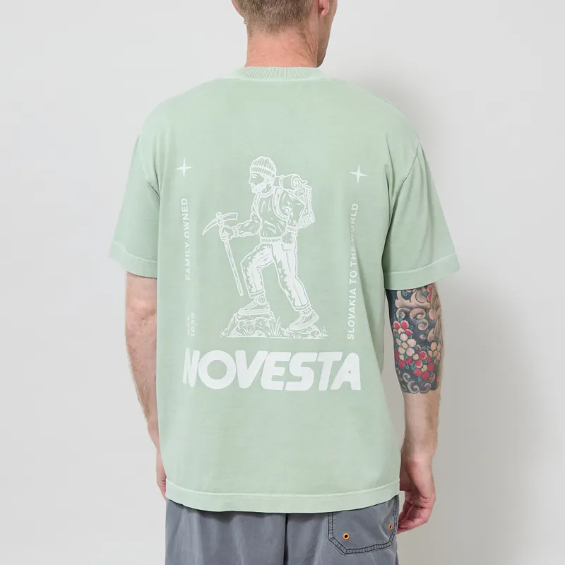 Novesta Hiker T Shirt Green Stone