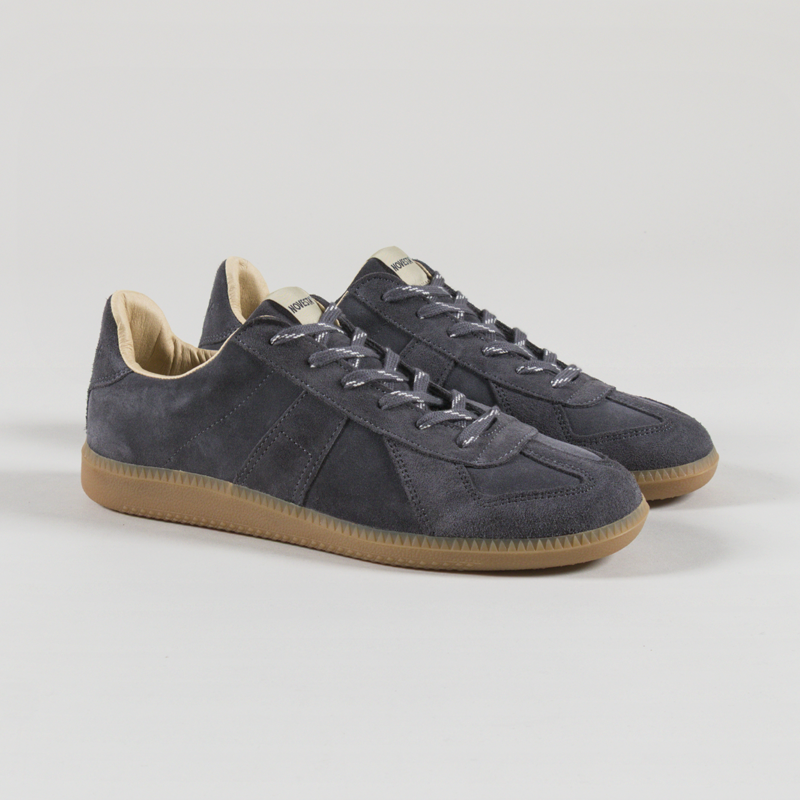 Novesta German Army Trainer All Suede Slate Grey