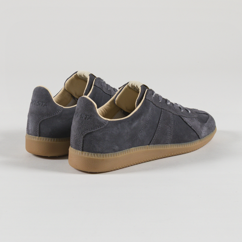 Novesta German Army Trainer All Suede Slate Grey-1