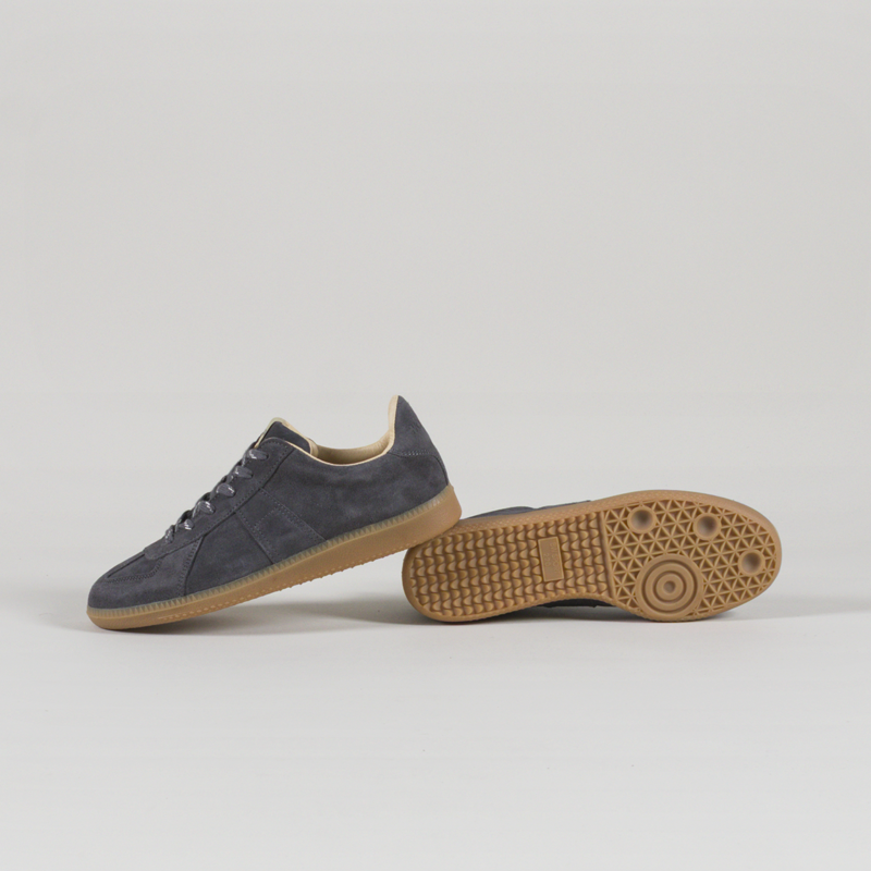 Novesta German Army Trainer All Suede Slate Grey-3
