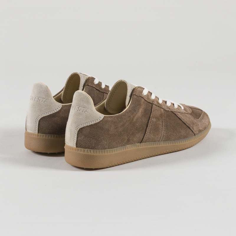 Novesta German Army Trainer All Suede Taupe Sand-1