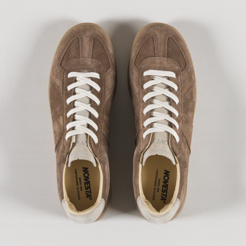 Novesta German Army Trainer All Suede Taupe Sand-6