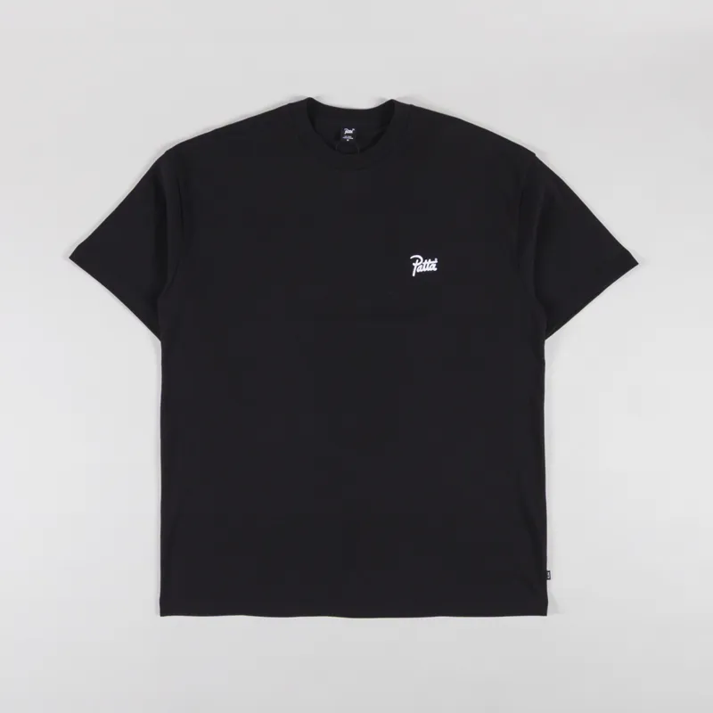 Patta Script Logo T Shirt Black