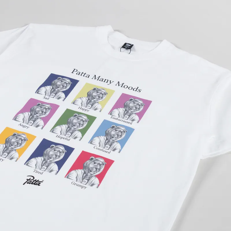 Patta Many Moods T Shirt White-1