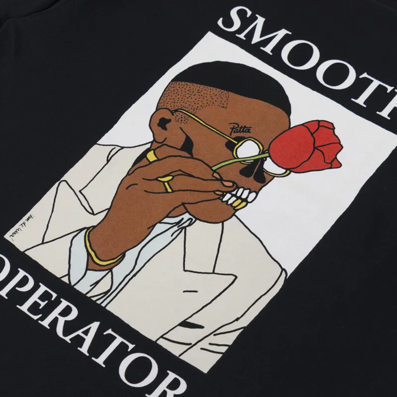 Patta Smooth Operator T Shirt Black-4