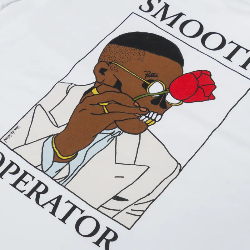 Patta Smooth Operator T Shirt White-4