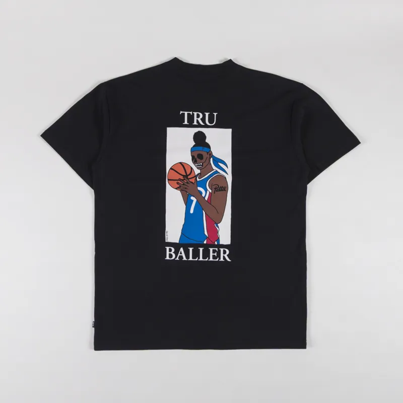 Patta Tru Baller T Shirt Black