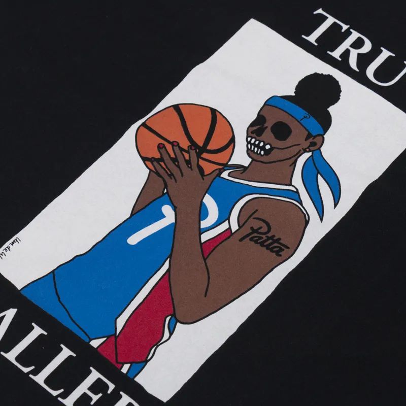 Patta Tru Baller T Shirt Black-4