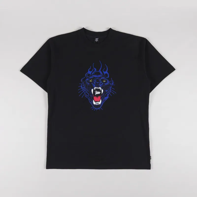 Patta Fire Panther T Shirt Black