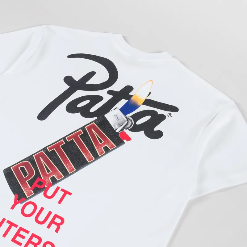 Patta Lighters T Shirt White-2